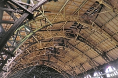 Sanierung der Produktionhalle Glasfabrik Lambert in Waldsassen, Statische Zimmererarbeiten