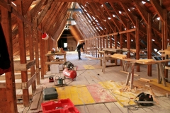 Generalsanierung der Gedenkstätten in Flossenbürg, Baumeister- und Zimmererarbeiten