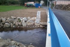 Neubau Brücke über die Röslau in Seußen