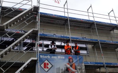 Hebfest Neubau Feuerwehrhaus in Rehau