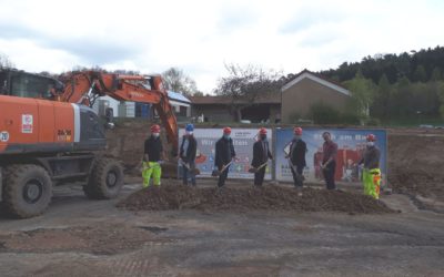 Spatenstich Umbau Kläranlage in Kemnath