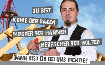 Zimmerer (m,w,d) gesucht